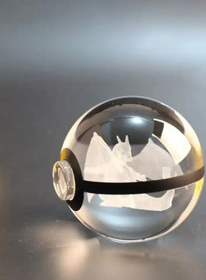 Crystal Ball Glass Figurine