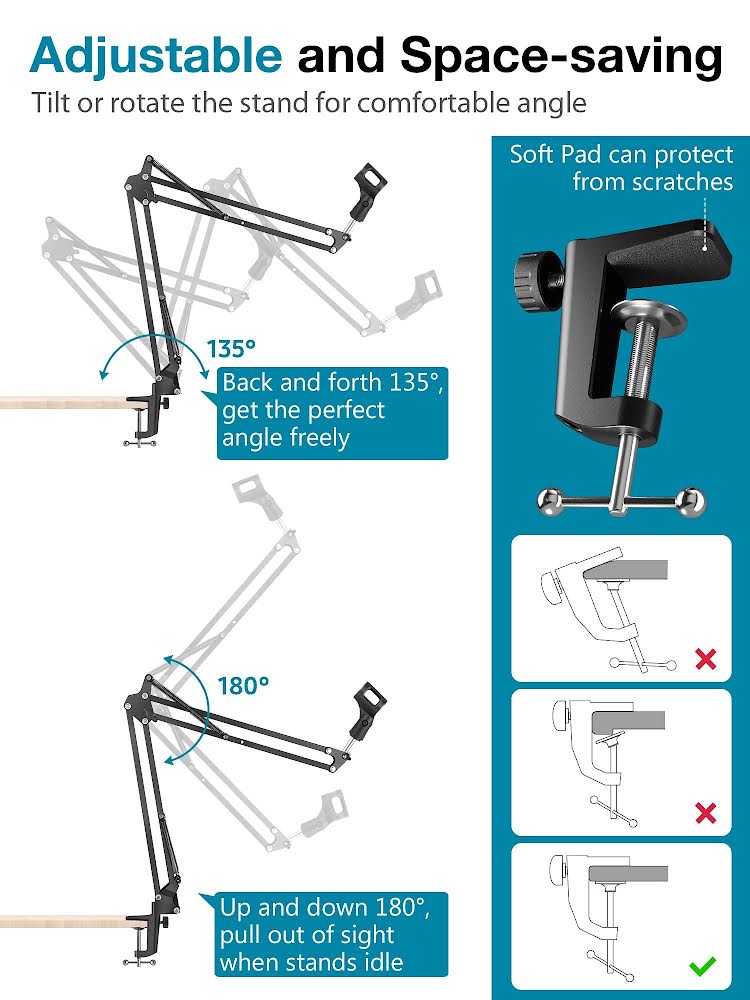 Microphone with stand