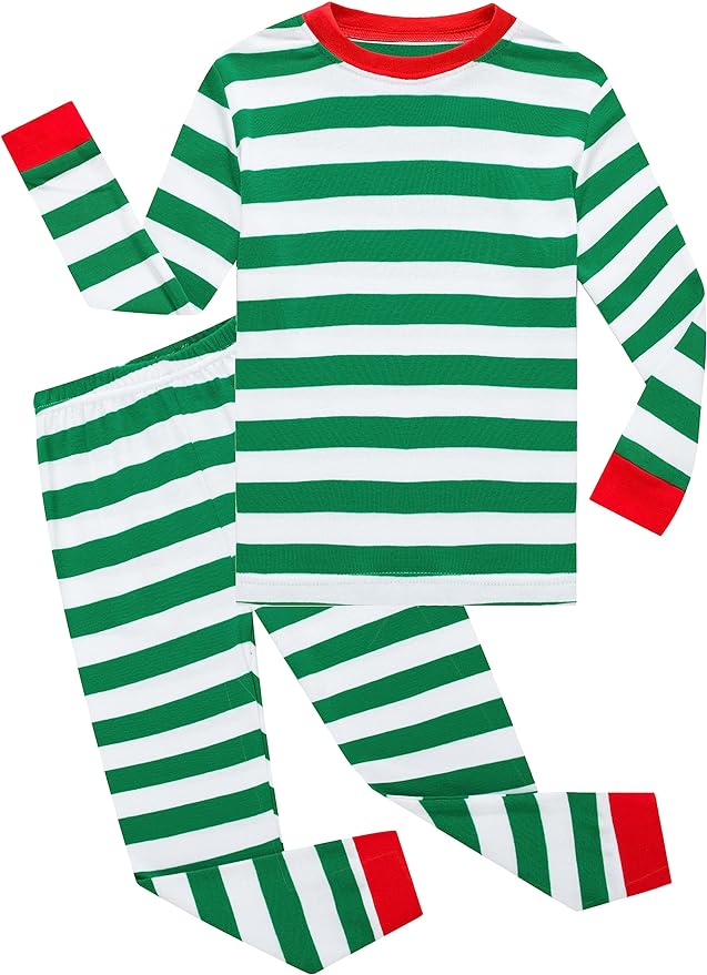 Green Stripped Pajama set