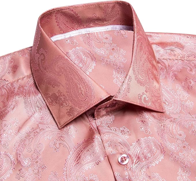 Silk button down dress shirt