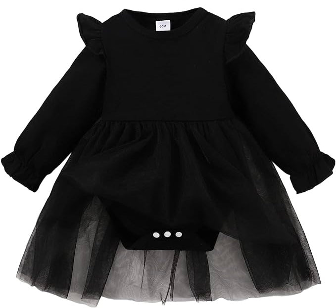 Dress romper ruffle