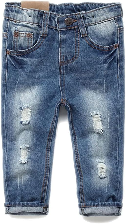 Ripped denim jeans