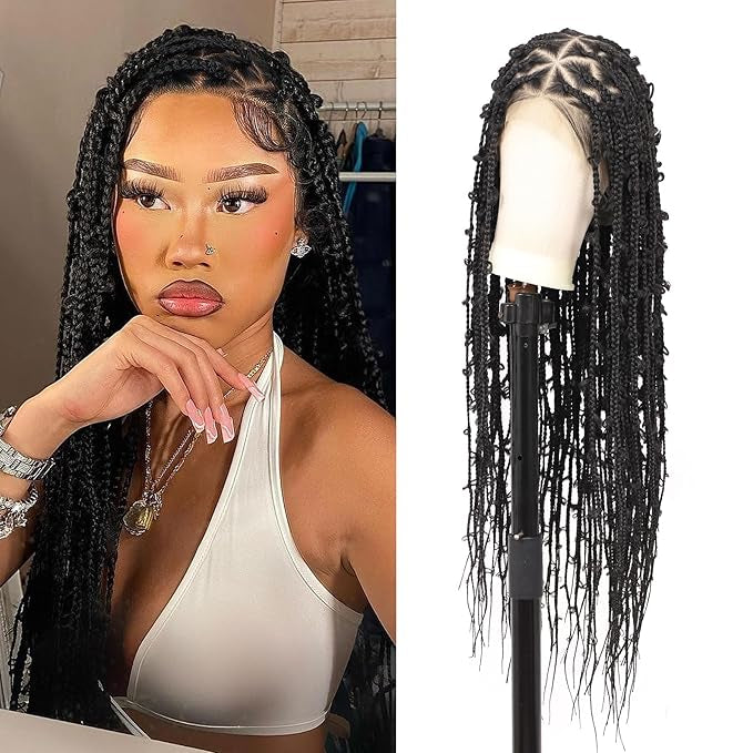 Frontal braided wig