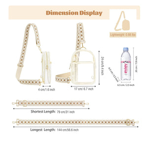 Clear Crossbody bag