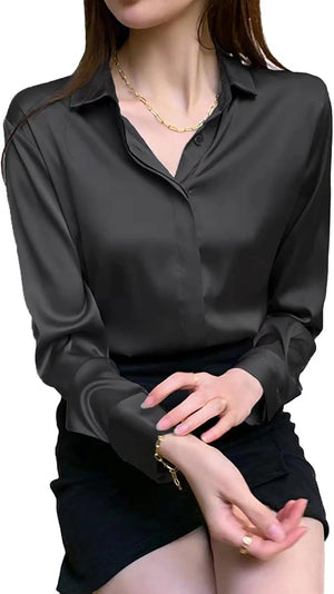 Satin Blouse Shirt