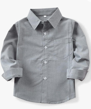 kids long sleeve button up