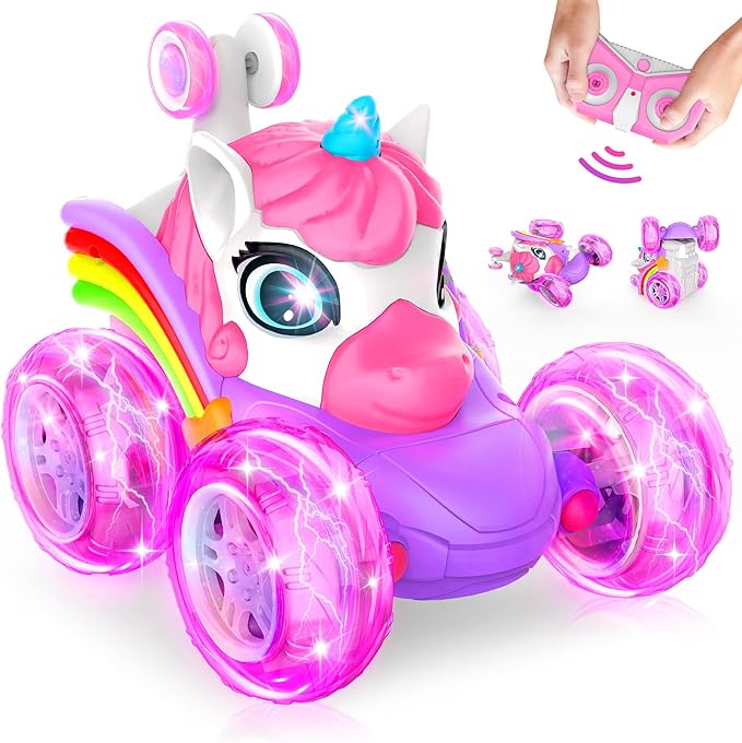 Remote control stunt car