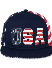 NEW-USA Star and Stripes Hat-Twinnin